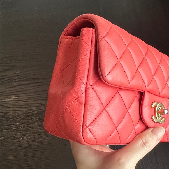 CHANEL Red Rectangular Mini - Picture 15 of 17